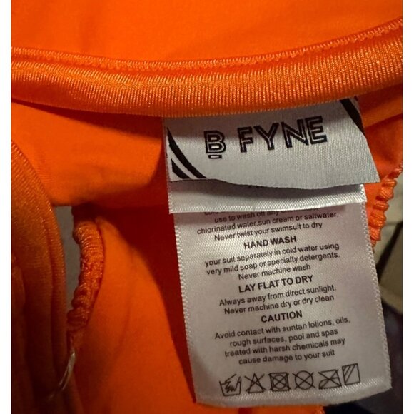 NWT Victorias Secret B Fyne Orange Anika Top Size XXL - Picture 5 of 5